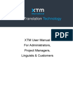 XTM Manual PDF