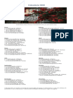 Zendo Betania Calendario 2020 PDF