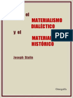 Sobre Materialismo Dialectico y Materialismo Historico