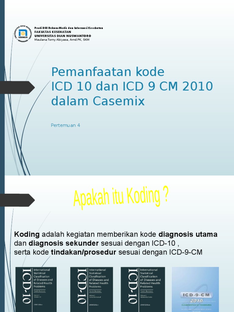 Pmanfaatan Koding DLM CASEMIX..materi4 | PDF
