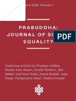 Prabuddha: JOurnal of Social Equality Vol.1
