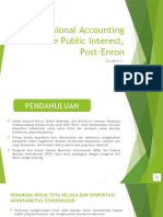 Professional Accounting in The Public Interest, Post-Enron
