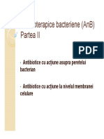 Curs Chimioterapice Bacteriene AnB - Partea II - Dr. Ana Segarceanu - Peniciline PDF