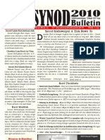 Synod Bulletin Issue No. 3 (December 12, 2010)