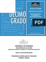 Programas Educacion Media Academica Biologia 10 2014 PDF