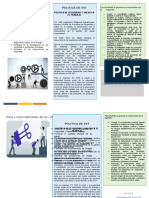 Folleto de Roles y Responsabilidades Divugacion de La Politica SST y Normas de Seguridad