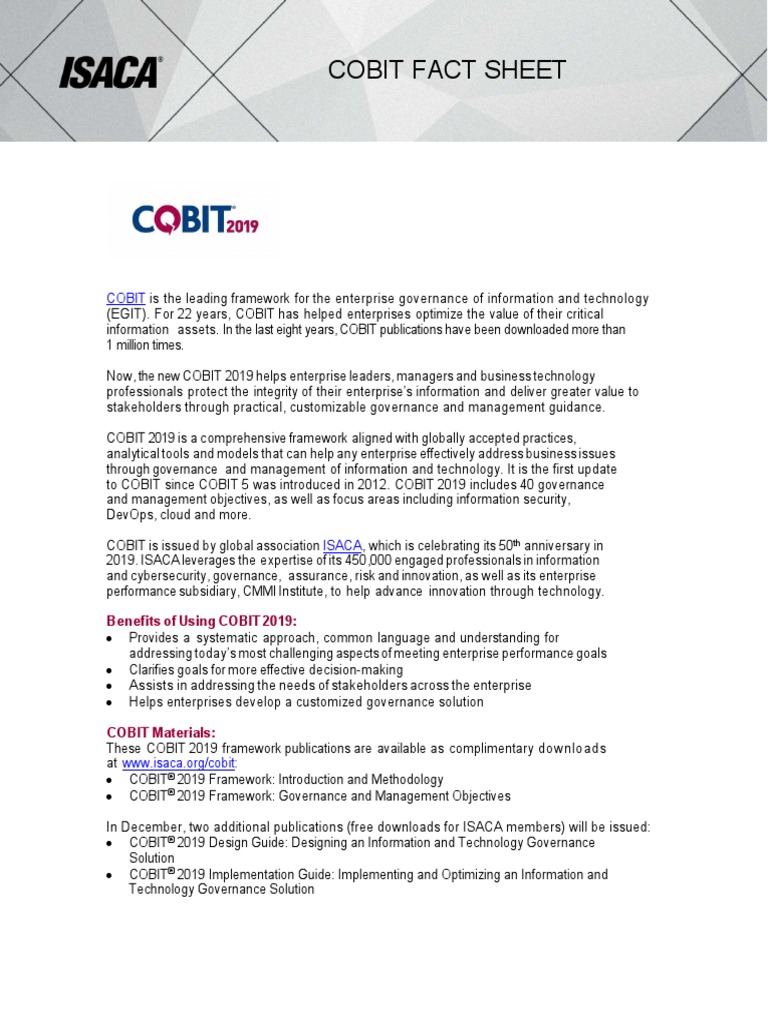 COBIT-2019コンポーネント
