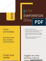 EVAPORATION Lecture Note PDF