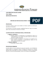 Metodos de Proyeccion de Oferta y Demanda