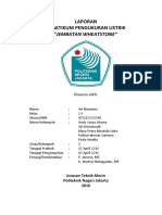 LAPORAN PRAKTIKUM PENGUKURAN LISTRIK JEMBATAN WHEATSTONE