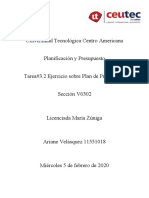 Tarea#3.2 Ejercicio Sobre Plan de Producción