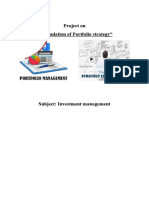 Formulation of Portfolio Strategy - IM