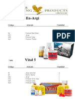 Descrip - Packs En-Argi y Vital-2 PDF