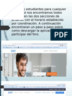 Instructivo Foro Zoom Septimo