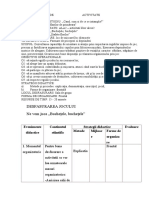 Proiect Didactic de Activitate