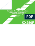 Manual de Propietario KX 250 F 2010