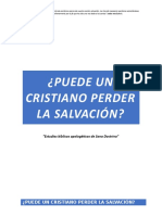 ¿Puede Un Cristiano Perder La Salvación