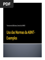 Uso das Normas da ABNT