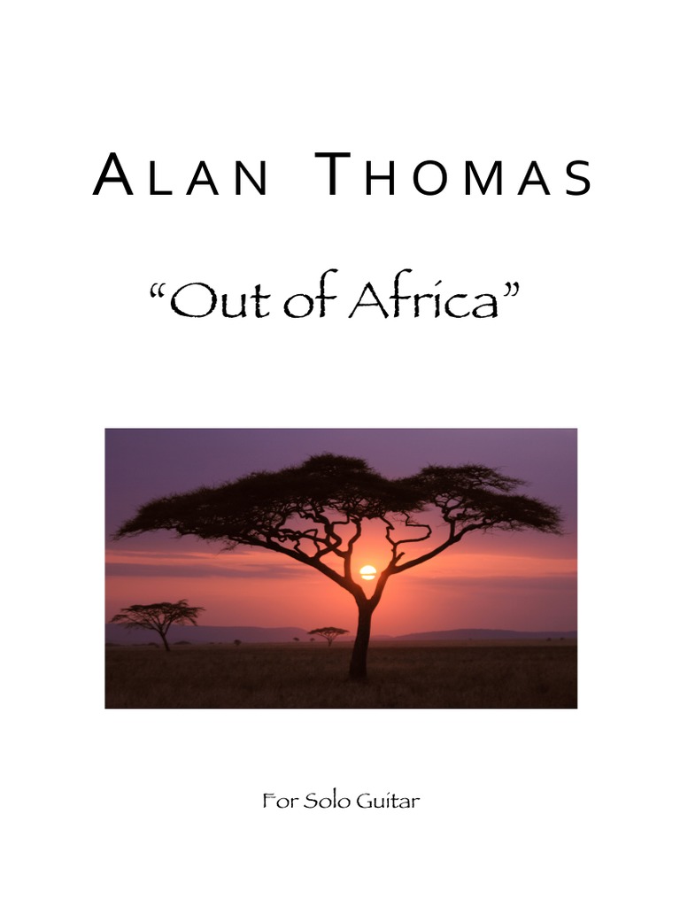 Thomas Out of Africa PDF PDF Guitars Africa
