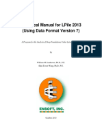 Lpile2013 Technical Manual PDF