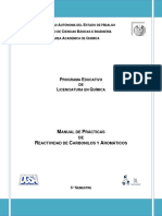 Manual de practicas Reactividad de Carbonilos y Aromáticos FINAL (1)