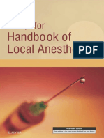 @anesthesia - Books 2015 MCQs For Handbook of Local Anesthesia PDF