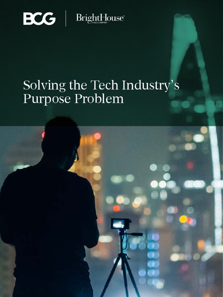 BCG Solving The Tech Industrys Purpose Problem June 2019 | PDF ...