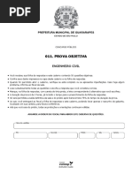 7_Prova Objetiva - engenheiro civil - Pref Guararapes