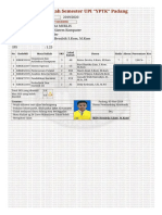 Print - Kartu Ujian Tengah Semester Mahasiswa UPI - YPTK - Padang PDF