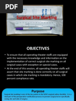 Surgical Site Marking Protocols and Policy | PDF | Patient Safety | Surgery
