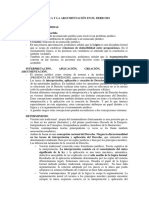 Lógica y argumentación en el razonamiento jurídico