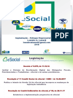 Apresentação Esocial Empresários