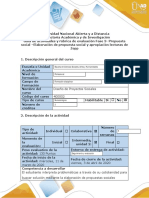 Guía de Actividades y Rúbrica de Evaluación Fase 3 - Elaboración de Propuesta Social y Apropiación Lecturas Del Zopp