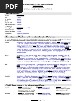 iep redacted