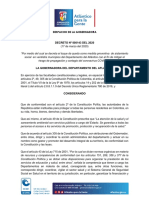 Decreto Gobernación Del Atlántico Ref - Toque de Queda