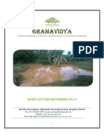 GRAMAVIDYA Newsletter Highlights Training, Construction