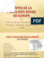 2 Etapas de La Psicología Social en Europa