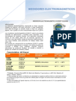 8 Medidor de Flujo Electromagnético Acero Al Carbón