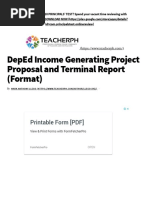 DepEd Income Generating Project Proposal and Terminal Report (Format) - TeacherPH.pdf