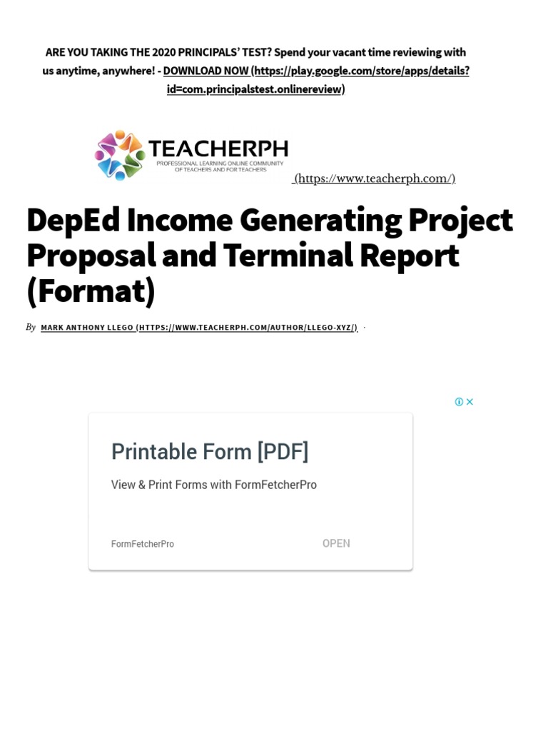 deped-income-generating-project-proposal-and-terminal-report-format