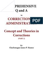 Correctinal Administration Q and A