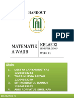 KAPITA SELEKTA MATEMATIKA KELOMPOK 9. Rev 1