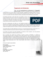 Ez Tec - Aviso Aos Acionistas - Pagamento Dividendos AGO 2018 - 02102019 PDF