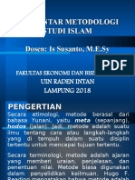 Pengantar Metodologi Studi Islam