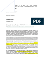 Cuestiones de Sociología - Entrevista Pepe Nun