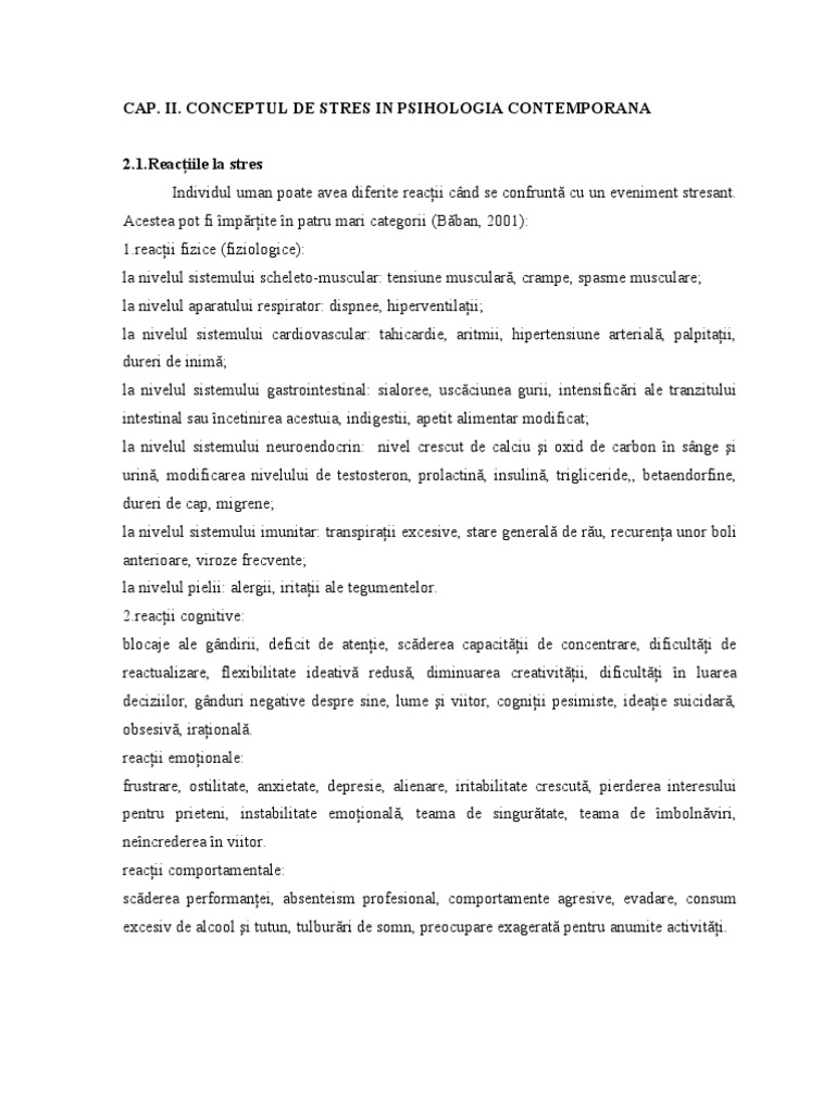 Referat Stres PDF