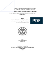 Afif Nurrohman - Implementasi Strategi Pembelajaran Aktif, PDF