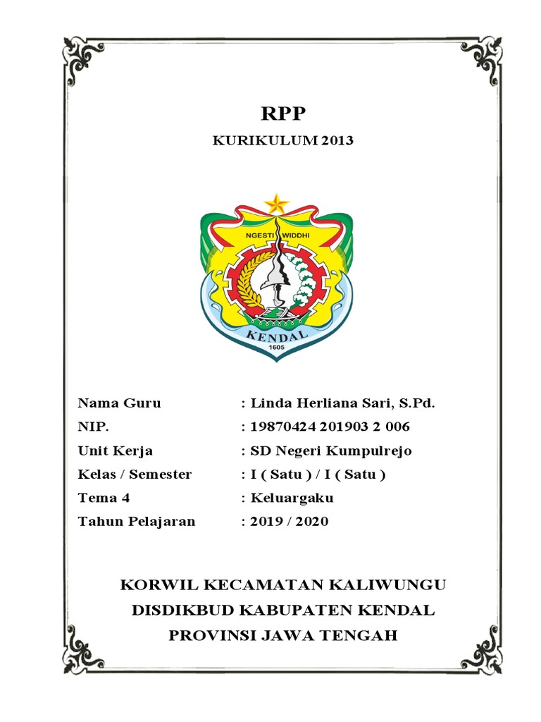Cover RPP | PDF | Kesehatan Holistik | Gaya Hidup