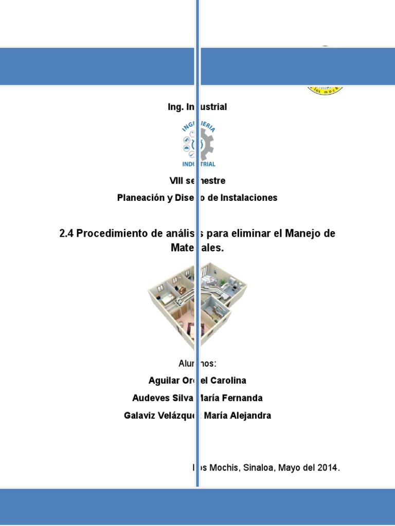 2.4 Procedimiento de análisis para eliminar el Manejo de