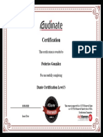 Certification Dante Certification Level 3 - ENGLISH Cfgonzalezg12@ PDF